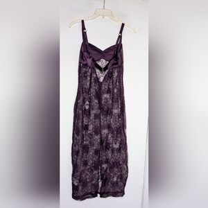 Artless Forever Mixed Media Lace Dress in Purple , size small NEW